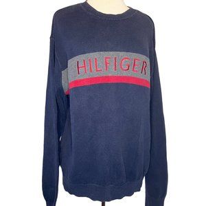 Tommy Hilfiger Men's Top Size XL Blue Long Sleeve